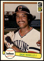 1982 Donruss Base Set #617 Dave Rosello