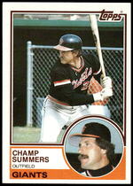 1983 Topps Base Set #428 Champ Summers