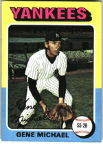 1975 Topps Base Set #608 Gene Michael