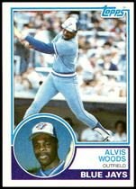 1983 Topps Base Set #589 Alvis Woods