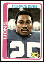 1978 Topps Base Set #178 Horace King