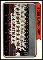 1974 Topps Base Set #459 Reds Team