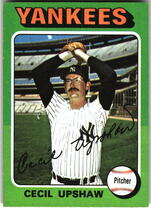 1975 Topps Base Set #92 Cecil Upshaw