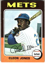 1975 Topps Base Set #43 Cleon Jones