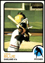 1973 Topps Base Set #430 Vida Blue