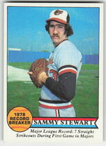 1979 Topps Base Set #206 Sammy Stewart