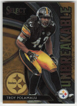 2020 Panini Select Unbreakable #U21 Troy Polamalu