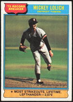 1976 Topps Base Set #3 Mickey Lolich