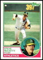 1983 Topps Base Set #493 Steve McCatty