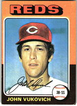 1975 Topps Base Set #602 John Vukovich