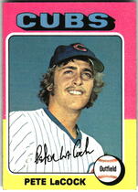1975 Topps Base Set #494 Pete LaCock
