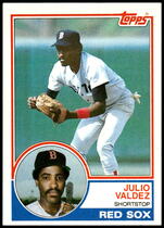 1983 Topps Base Set #628 Julio Valdez