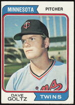 1974 Topps Base Set #636 Dave Goltz