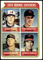 1974 Topps Base Set #603 Barry Foote|Tom Lundstedt|Charlie Moore|Sergio Robles