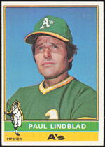 1976 Topps Base Set #9 Paul Lindblad