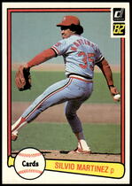 1982 Donruss Base Set #469 Silvio Martinez