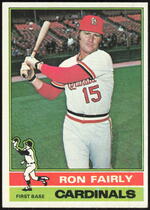 1976 Topps Base Set #375 Ron Fairly