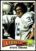1975 Topps Base Set #333 Steve Owens