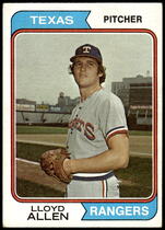1974 Topps Base Set #539 Lloyd Allen