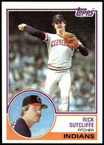 1983 Topps Base Set #497 Rick Sutcliffe