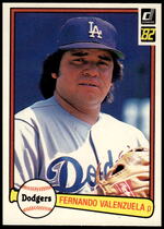 1982 Donruss Base Set #462 Fernando Valenzuela