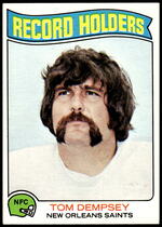 1975 Topps Base Set #353 Tom Dempsey