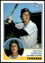 1983 Topps Base Set #652 Butch Hobson