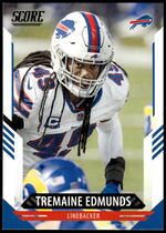 2021 Score Base Set #27 Tremaine Edmunds