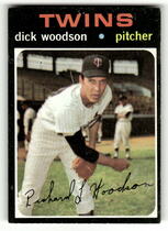 1971 Topps Base Set #586 Dick Woodson