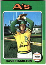 1975 Topps Base Set #428 Dave Hamilton