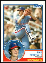 1983 Topps Base Set #557 Rick Honeycutt