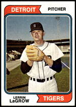 1974 Topps Base Set #433 Lerrin LaGrow