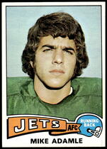1975 Topps Base Set #307 Mike Adamle