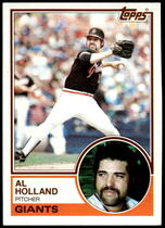 1983 Topps Base Set #58 Al Holland