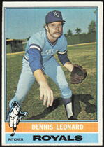 1976 Topps Base Set #334 Dennis Leonard