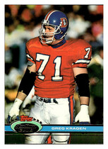 1991 Stadium Club Base Set #458 Greg Kragen
