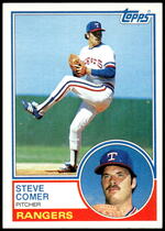 1983 Topps Base Set #353 Steve Comer