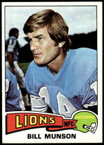1975 Topps Base Set #172 Bill Munson