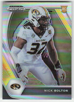 2021 Panini Prizm Draft Picks Silver Prizm #148 Nick Bolton