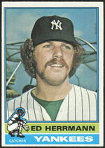1976 Topps Base Set #406 Ed Herrmann