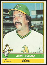 1976 Topps Base Set #221 Jim Todd