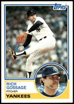 1983 Topps Base Set #240 Rich Gossage