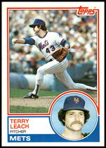 1983 Topps Base Set #187 Terry Leach