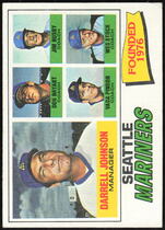 1977 Topps Base Set #597 Mariners Coaches