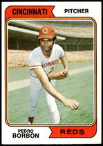 1974 Topps Base Set #410 Pedro Borbon