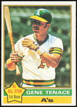 1976 Topps Base Set #165 Gene Tenace