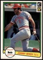 1982 Donruss Base Set #400 Johnny Bench