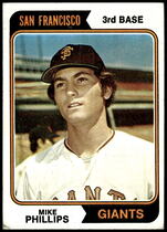 1974 Topps Base Set #533 Mike Phillips