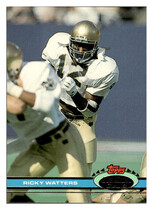 1991 Stadium Club Base Set #60 Ricky Watters