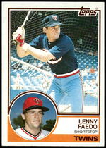 1983 Topps Base Set #671 Lenny Faedo